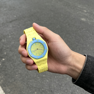 Nuovo Orologio al Quarzo alla Moda con Cassa in ABS, Set di Orologi al Quarzo per Uomini, Donne e Bambini - Product Image 2