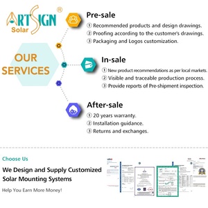 Support de fixation solaire en alliage d'aluminium pour toiture à joint debout, système de support photovoltaïque pour toiture métallique |   Art Sign - Product Image 6