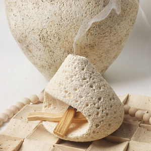 Quemador de Incienso de Cemento Estilo Nórdico Retro al por Mayor, Bandeja de Fragancia para Decoración del Hogar, Soporte para Conos de Incienso, Palo Santo y Salvia - Product Image 1