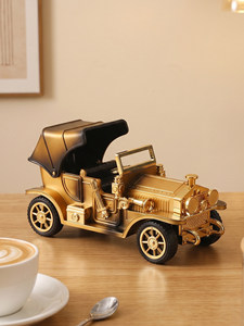 <span class=keywords><strong>Boîte</strong></span> <span class=keywords><strong>à</strong></span> <span class=keywords><strong>musique</strong></span> rétro nostalgique en forme de voiture vintage, en ABS, modèle de voiture de style américain, ensemble cadeau décoratif pour anniversaire de garçons - Product Image 2