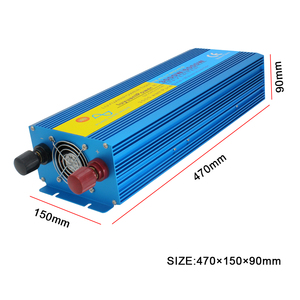 Convertisseur de courant <span class=keywords><strong>Lvyuan</strong></span> <span class=keywords><strong>6000W</strong></span> Peak, DC vers AC, 12V 240V, onde sinusoïdale pure, transformateur de voiture, trois prises avec démarrage progressif - Product Image 6