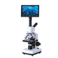 Microscope numérique professionnel haute puissance pour analyseur de sperme animal nouvelle visualisation chauffage à température constante 1 an de garantie