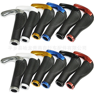 Puños para Manillar de Bicicleta de 22.2mm, de Aleación de Aluminio Antideslizantes, para Bicicleta de Montaña, Multicolores, en Forma de Cuerno - Product Image 1