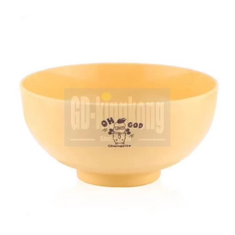 Gk food green eco biodegradable Hot selling endurable reusable cartoon printed Soup Bowl PLA kid bowl for kid