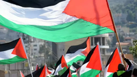 Vente en gros 3x5 pieds impression numérique polyester rouge noir vert personnalisé drapeau palestinien bannière