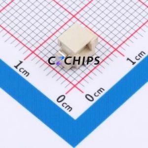 ZX-MX1.25-2PLT Wire-to-Board Pin Header SMD,P=1.25mm Connector 1x2P 1.25mm Vertical Mount PicoBlade (MX 1.25) - Product Image 1