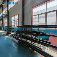 Fenêtre à battant en aluminium sur mesure, finition grain de bois, revêtement PVDF, traitement de surface anodisé, options de couleurs multiples