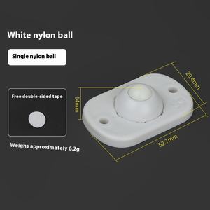 <span class=keywords><strong>Mini</strong></span> <span class=keywords><strong>roulettes</strong></span> <span class=keywords><strong>adhésives</strong></span> sans perçage, design moderne, roulement à billes en nylon pour mobilier de bureau, poubelle universelle, boîte de rangement en PP - Product Image 6