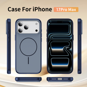 Nuove Custodie per Cellulari in PC TPU Impermeabili Antiurto con Ricarica Wireless Bicolore per 17 Pro Max Design Business - Product Image 2