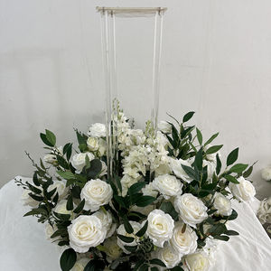 Guirnalda de Hojas Blancas y Verdes GreenLife Floral Supply, Centros de Mesa Florales para Decoración de Mesa de Boda - Product Image 2