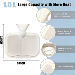 Wholesale Removable Cute Cartoon Stuffed Animal <strong>Hot</strong> <strong>Water</strong> Bag Plush Lamb <strong>Sheep</strong> Cover for 1500ml Rubber <strong>Hot</strong> <strong>Water</strong> <strong>Bottle</strong> - Product Image 4
