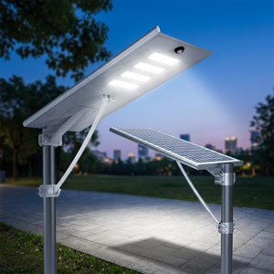 90W Intelligent <b>LED</b> Solar Powered Outdoor Street <b>Light</b> 30W 60W 80W 100W 120W Maximum Energy Saving and Reliable Nighttime - Product Image 1