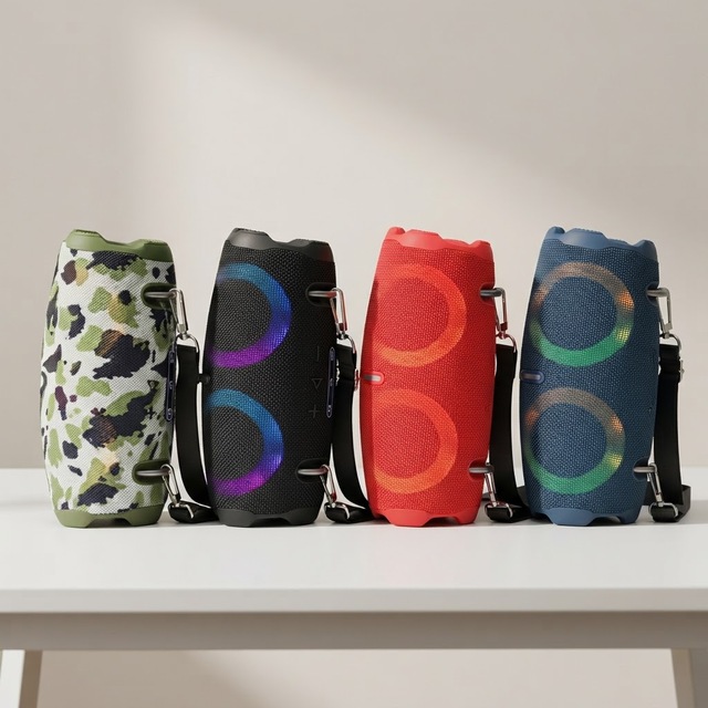 2026 XTREEM4MINI LED Bt Extra Bass Built-In Amplifier Outdoor Clear Sound Bass Wireless Portable Fabric Blue-Tooth Speaker