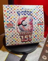 Kotak Booster Pokemon TCG 151 Jepang Premium Segel untuk Kolektor Kartu