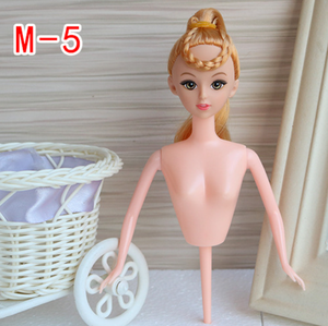 Khỏa Thân bé handmade Công Chúa Bánh trang trí nửa búp bê khuôn toppers cho bánh - Product Image 4