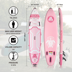 Planche de SUP <span class=keywords><strong>gonflable</strong></span> Tourus, rigide, épaisse, antidérapante tout autour, <span class=keywords><strong>10</strong></span> pieds 6 <span class=keywords><strong>pouces</strong></span>, durable, pour commande en gros sous marque privée - Product Image 3