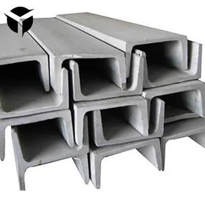 مقاسات قناة معدنية من النوع c من الفولاذ المقاوم للصدأ للبيع