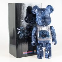 Коллекционная фигурка Bearbrick 400% (28 см) из ABS-пластика для декора дома