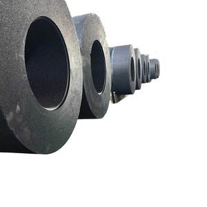 อิเล็กโทรดคาร์บอน อิเล็กโทรดกราไฟต์ RP สำหรับเตาอาร์ค อิเล็กโทรดคาร์บอนสำหรับการผลิตเฟอร์โรอัลลอย - Product Image 1