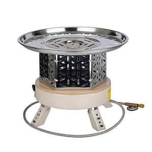 STARCAMP 2800W Cuisinière de camping portable pliable en acier inoxydable à gaz, grande puissance, coupe-vent, allumage manuel, <span class=keywords><strong>butane</strong></span>/propane - Product Image 5