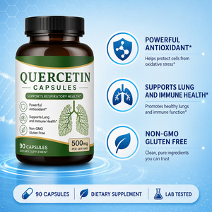 Cápsulas de quercetina personalizadas OEM de marca propia que protegen los pulmones, hidratan y reparan la barrera pulmonar - Product Image 1