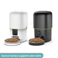 Distributeur automatique de nourriture pour animaux de compagnie avec surveillance vidéo à distance, programmable, alimentation programmée avec contrôle des portions pour chatons et chiots