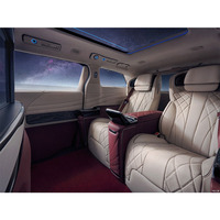 Nouveau design BYD Denza D 9 DM 2025 PHEV MPV 600km de portée 4WD 330Nm de couple 7 sièges Business New Energy Vehicles