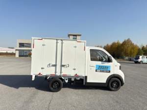 गोनू ईक 120 किमी नई ऊर्जा छोटी इलेक्ट्रिक मिनी वैन 400 किलोग्राम पेलोड कार्गो बॉक्स बेड़े अंतिम मील डिलीवरी वैन - Product Image 4