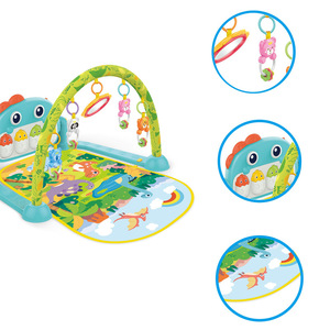 Huanger Shantou Chenghai Toys Juguete Para Bebes Dinosaur Baby Play <span class=keywords><strong>Gym</strong></span> <span class=keywords><strong>Piano</strong></span> Fitness Rack Mat Baby Musical Play Mats para bebés - Product Image 4