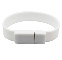 Flashdisk Gelang USB 8GB 4GB 64MB 32GB 16GB USB2.0 dari Bahan PVC Karet Silikon