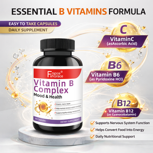Cápsulas de Complejo Vitamínico B Shecome de Alta Calidad para Mujeres y Hombres, Apoyo al Metabolismo Energético, Suplemento Dietético de Complejo Vitamínico B - Product Image 4