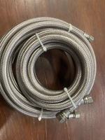 3/8 "Comp X 3/8" Coude 72 pouces sans plomb anti-éclatement PEX de qualité alimentaire Tube intérieur ligne d'alimentation en eau Kit de tuyau d'eau pour lave-vaisselle