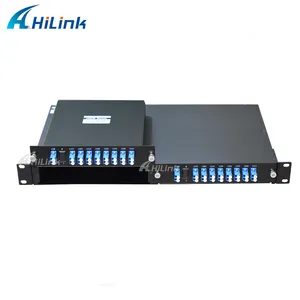 1U CWDM مكس 2xLGX 8CH CWDM مسك الغزال/Demux ألياف مزدوجة 1470-1610nm ، ، LC/UPC ، 2 * LGX box