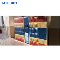 24/7 casier de stockage de livres intelligent en libre-service et casier de livraison casier intelligent magasin écran tactile livre intelligent pour l'école