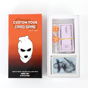 Impresión personalizada que crea un <span class=keywords><strong>juego</strong></span> <span class=keywords><strong>de</strong></span> cartas <span class=keywords><strong>de</strong></span> fiesta único y embalaje Fabricante <span class=keywords><strong>de</strong></span> juegos <span class=keywords><strong>de</strong></span> cartas Flash <span class=keywords><strong>de</strong></span> crimen <span class=keywords><strong>de</strong></span> prisión personalizados con caja y Chip - Product Image 3