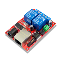 SR-201 Scheda Relè Ethernet LAN a 2 Vie con Interruttore Ritardato, Modulo Controller TCP/UDP, Server WEB, Controllo Remoto Cloud a 2 Canali