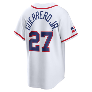 Maillots de baseball 2026 de l'équipe dominicaine pour le World Baseball Classic – Tenues personnalisées brodées pour les matchs à domicile et en déplacement - Product Image 6