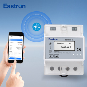 Compteur d'énergie Eastron SDM320C-LR NFC prépayé avec gestion DI/<span class=keywords><strong>DO</strong></span>, relais intégré, bidirectionnel, monophasé, LoRa, certifié MID - Product Image 1