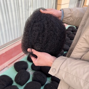 2025 dropship hấp dẫn phong cách thoải mái <span class=keywords><strong>EZ</strong></span> handtied sợi ngang phần mở rộng tóc sâu afro kinky tóc số lượng lớn - Product Image 2