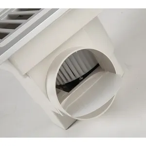 Household Plastic Ceiling Mounted Pipe Extractor Suction Bathroom Exhaust Ventilation Fan