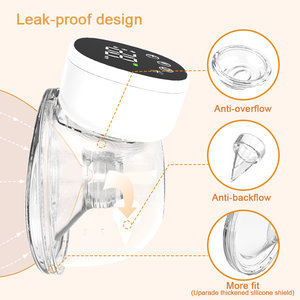 Bambino madre alimentazione indossabile elettrico-Wireless portatile vivavoce 180ml capacità BPA libero flusso variabile - Product Image 6