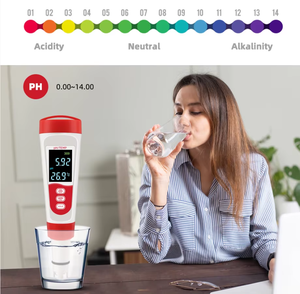 เครื่องวัดค่า <span class=keywords><strong>PH</strong></span> แบบพกพา ชาร์จไฟได้ หน้าจอ LED ขนาดใหญ่ ปากกาวัดค่า <span class=keywords><strong>PH</strong></span> รุ่น <span class=keywords><strong>PH</strong></span> -06 เครื่องวัดความเป็นกรดพร้อมไฟแบ็คไลท์ - Product Image 1