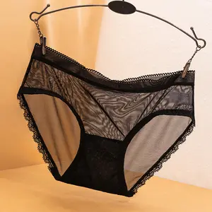 Women Panties Sexy Lingerie Seamless Female Underwear See-Through Underpants Woman Panties Briefs Girls Intimate Party's