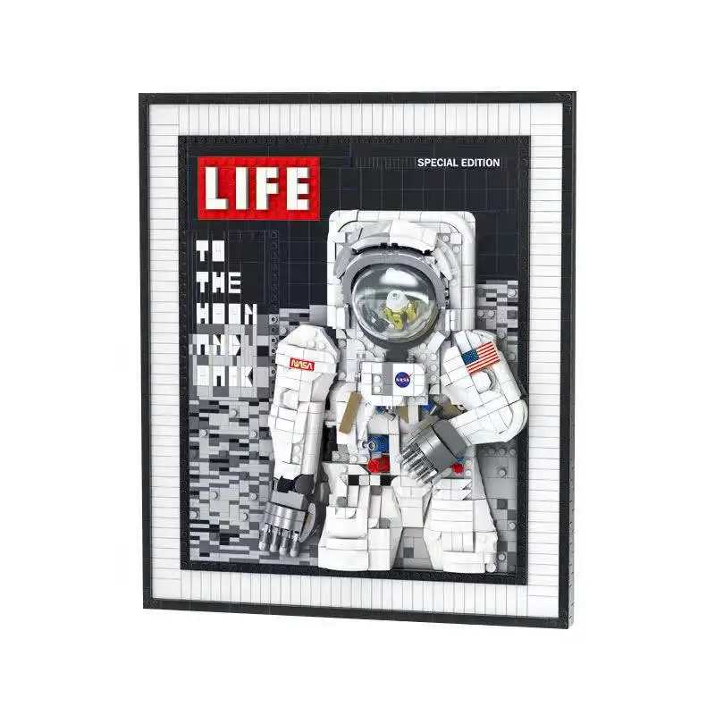 MORK 031005 2188 tuğla Spaceman modeli yapı blok seti Legos ile uyumlu