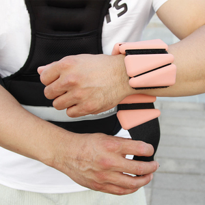 Wholesale Solid-Color Triangular Velcro Wrist Weights, Detachable Weighted Wristbands for <b>Strength</b> <b>Training</b> Fitness - Product Image 1