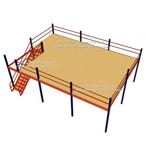 700 מ "ר מוארת 2 מעקה פלדה מתכת אטטית לופט gret עבודה רצפת מערכת מירוצים מבנה משרדים מוסך - Product Image 1