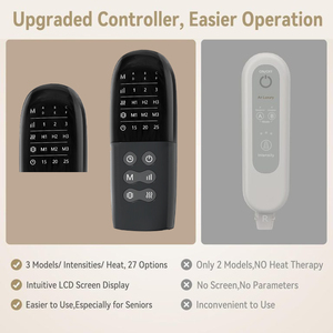 Новый беспроводной циркулятор крови, 12-камерный пневматический Массажер для расслабления воздуха, компрессионные ботинки, восстанавливающее устройство для ног - Product Image 5