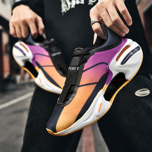 Sneakers Casual <span class=keywords><strong>di</strong></span> Marca con Suola Ammortizzante, Lacci e Tomaia in Morbida Rete Leggera, per <span class=keywords><strong>Uomo</strong></span> e Donna, <span class=keywords><strong>Tendenza</strong></span> Moda Primavera-Autunno - Product Image 2