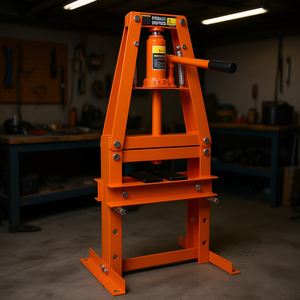 Presse d'atelier hydraulique à cadre en A 6 tonnes réglable pour garage, presse hydraulique de table, équipement industriel - Product Image 2