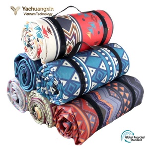 Outdoor Picnic <b>Mat</b> Rectangle Waterproof PVC Textile <b>Beach</b> All Seasons Camping <b>Mat</b> with Geometric Pattern for Picnic Use - Product Image 6